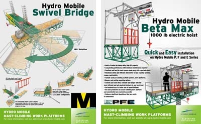 Accessoires Hydro Mobile: Ponts pivotants, treuil